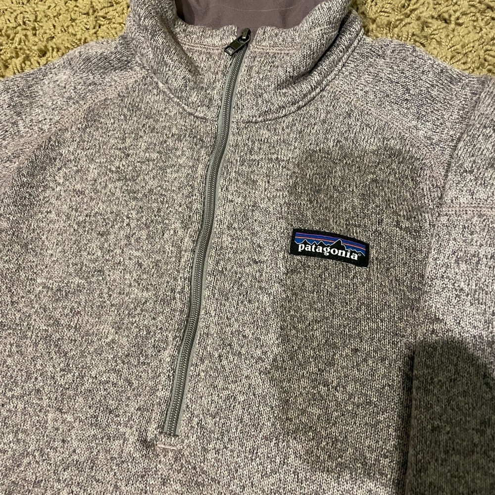Womens medium Patagonia light purple- worn once.
